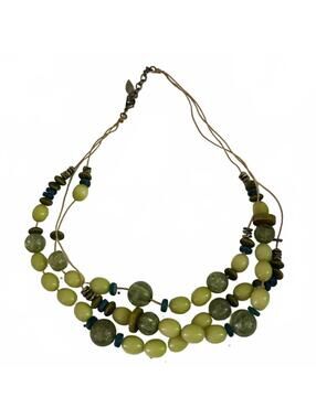 Green Beaded Necklace